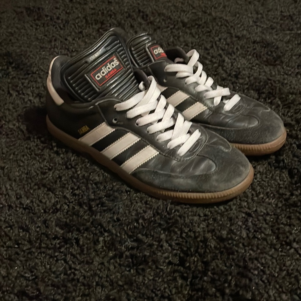 Black Adidas Samba Classics- Mens size 6.5